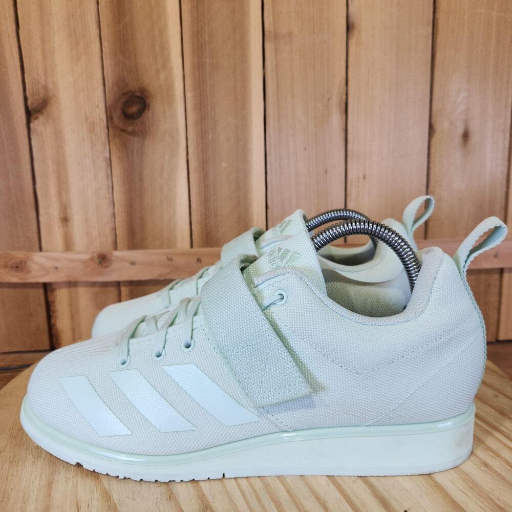 Adidas Powerlift 4 Shoes Womens 8.5 Green Mesh Weightlifting Sneakers EF2979